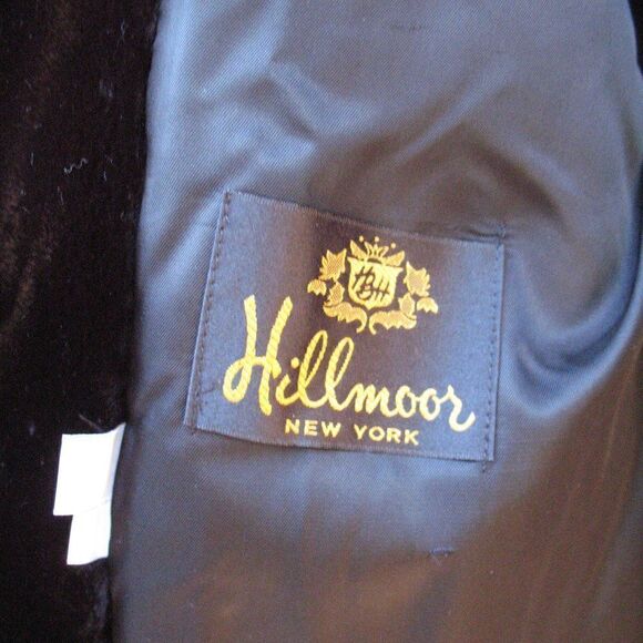 Vintage Black Luxe Faux Fur Jacket Coat - Picture 6 of 6